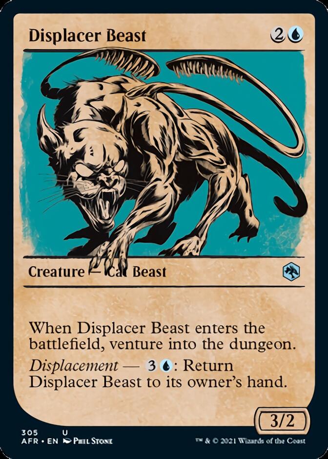 Displacer Beast (Showcase) [Dungeons & Dragons: Adventures in the Forgotten Realms] | PLUS EV GAMES 