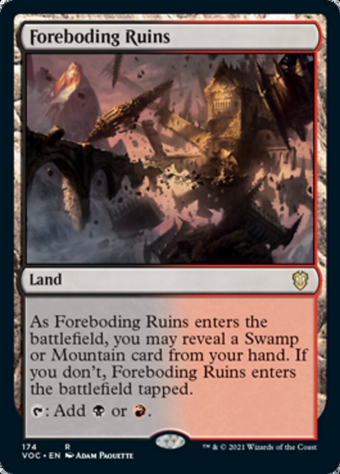 Foreboding Ruins [Innistrad: Crimson Vow Commander] | PLUS EV GAMES 