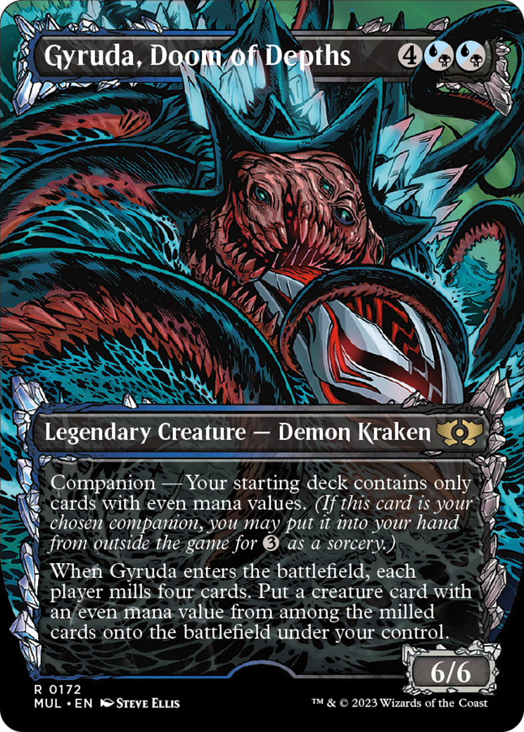 Gyruda, Doom of Depths (Halo Foil) [Multiverse Legends] | PLUS EV GAMES 