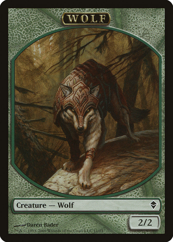 Wolf [Zendikar Tokens] | PLUS EV GAMES 