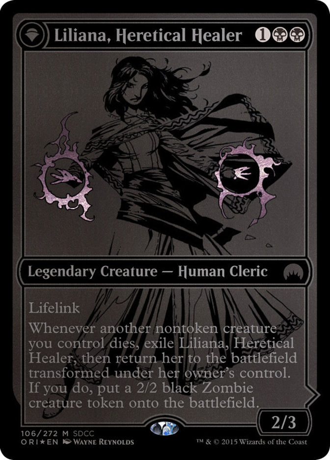 Liliana, Heretical Healer // Liliana, Defiant Necromancer [San Diego Comic-Con 2015] | PLUS EV GAMES 