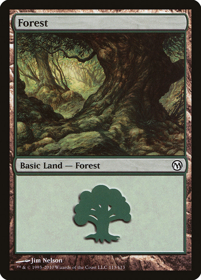 Forest (113) [Duels of the Planeswalkers] | PLUS EV GAMES 