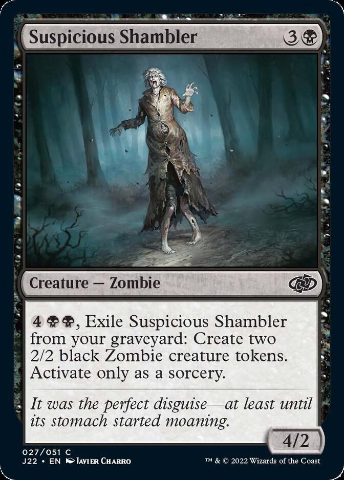 Suspicious Shambler [Jumpstart 2022] | PLUS EV GAMES 