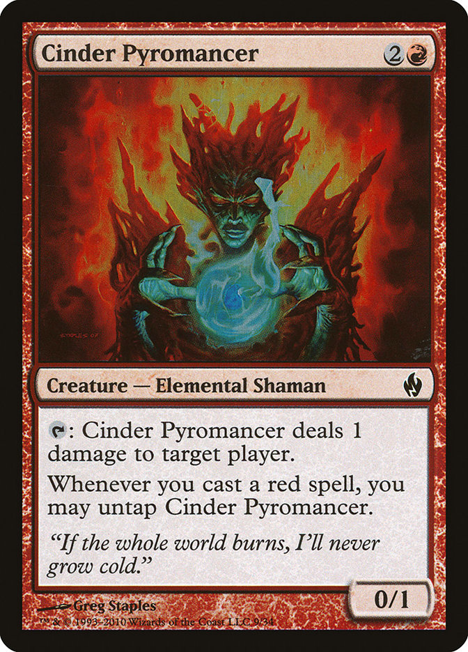 Cinder Pyromancer [Premium Deck Series: Fire and Lightning] | PLUS EV GAMES 