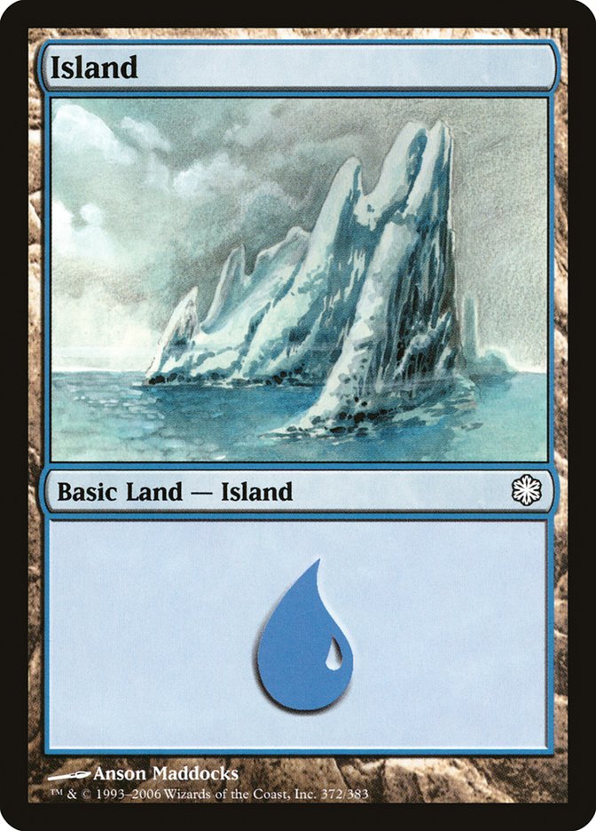 Island (372) [Coldsnap Theme Decks] | PLUS EV GAMES 