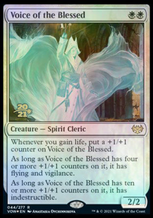 Voice of the Blessed [Innistrad: Crimson Vow Prerelease Promos] | PLUS EV GAMES 