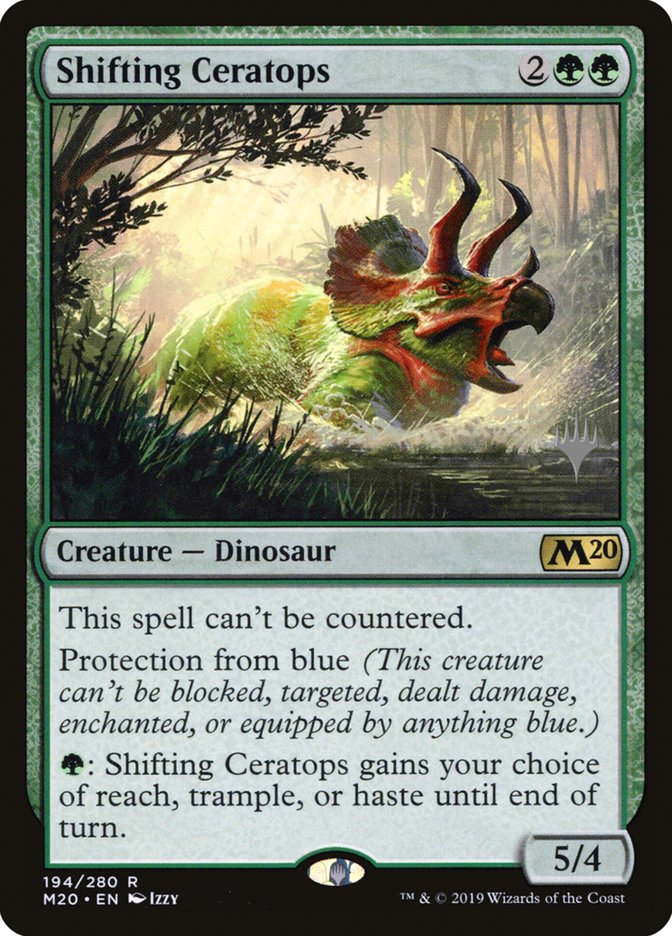 Shifting Ceratops (Promo Pack) [Core Set 2020 Promos] | PLUS EV GAMES 