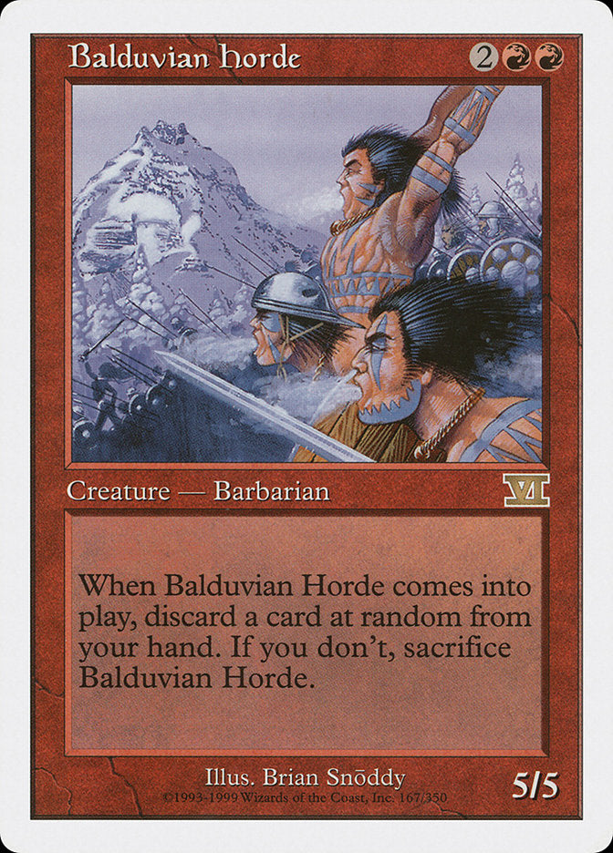 Balduvian Horde [Classic Sixth Edition] | PLUS EV GAMES 