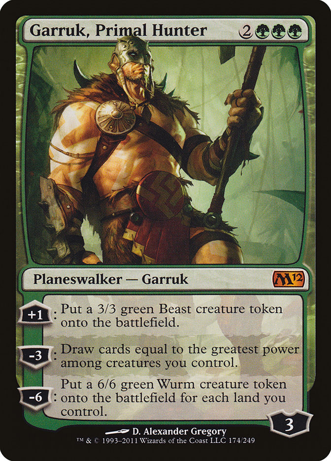 Garruk, Primal Hunter [Magic 2012] | PLUS EV GAMES 