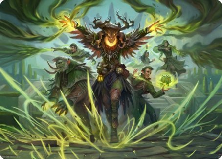 Witherbloom Command Art Card [Strixhaven: School of Mages Art Series] | PLUS EV GAMES 