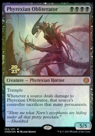 Phyrexian Obliterator [Phyrexia: All Will Be One Prerelease Promos] | PLUS EV GAMES 