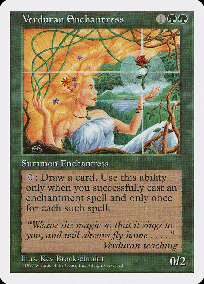 Verduran Enchantress [Fifth Edition] | PLUS EV GAMES 