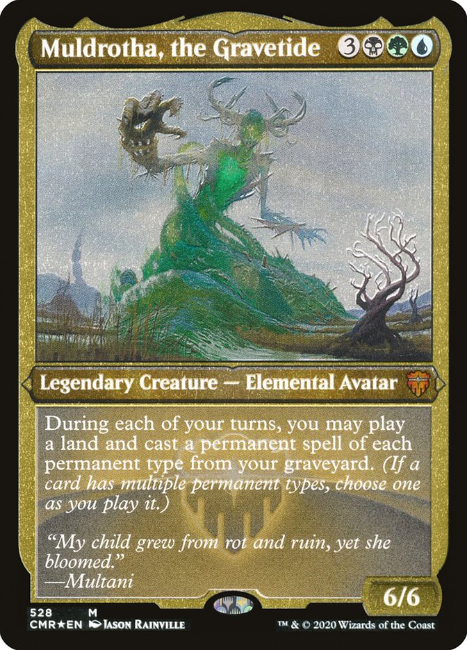 Muldrotha, the Gravetide [Commander Legends Etched] | PLUS EV GAMES 