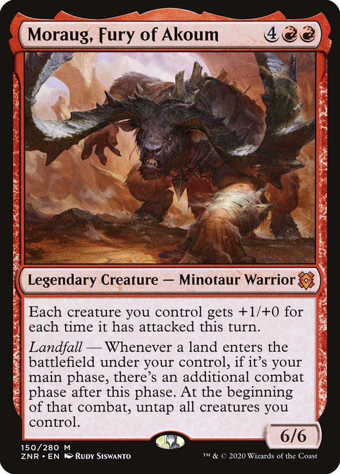 Moraug, Fury of Akoum [Zendikar Rising] | PLUS EV GAMES 