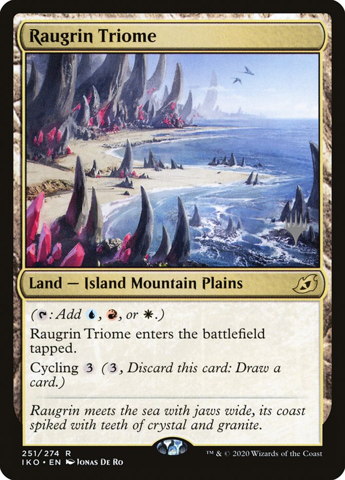 Raugrin Triome (Promo Pack) [Ikoria: Lair of Behemoths Promos] | PLUS EV GAMES 