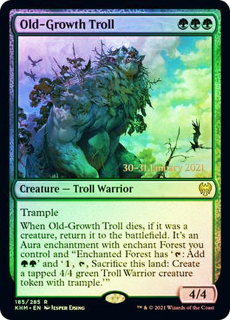 Old-Growth Troll  [Kaldheim Prerelease Promos] | PLUS EV GAMES 