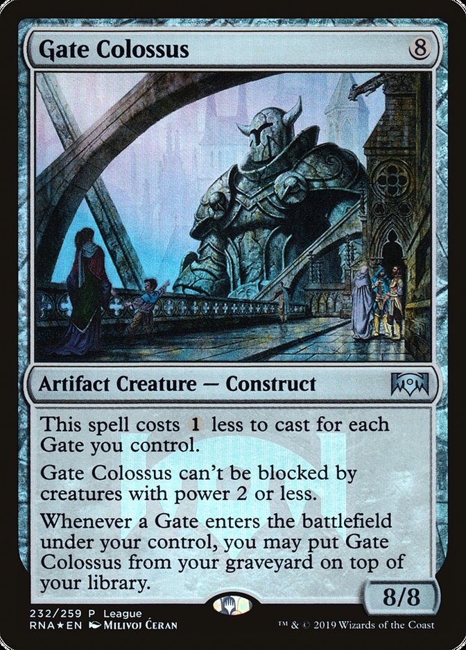 Gate Colossus (League) [Ravnica Allegiance Promos] | PLUS EV GAMES 