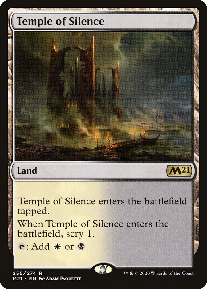 Temple of Silence [Core Set 2021] | PLUS EV GAMES 