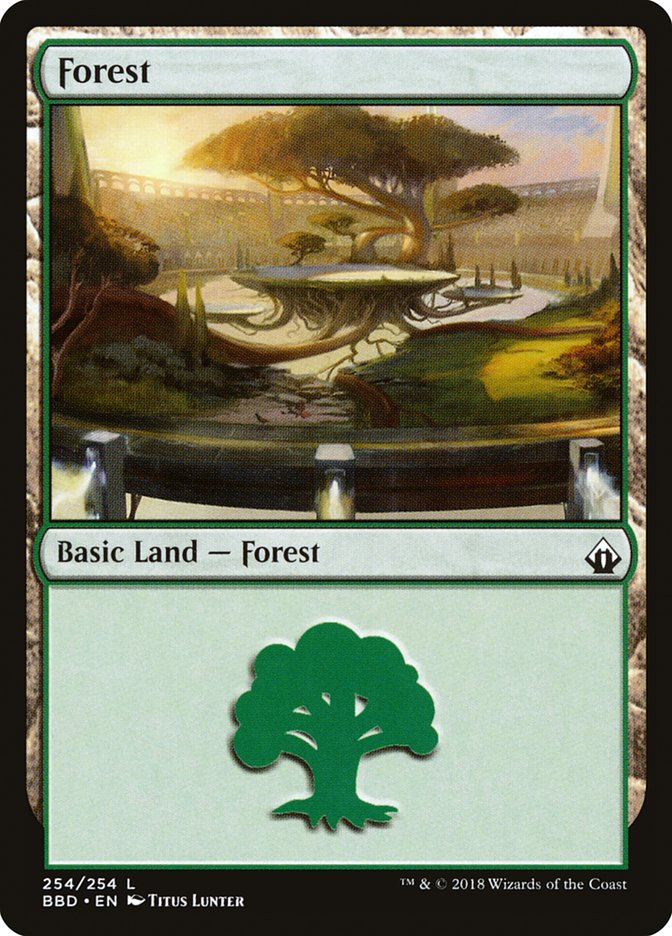 Forest (254) [Battlebond] | PLUS EV GAMES 