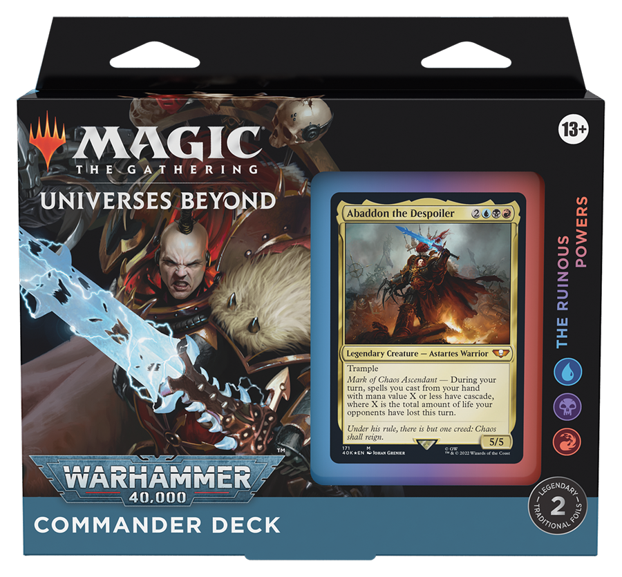 Warhammer 40,000 - Commander Deck (The Ruinous Powers) | PLUS EV GAMES 