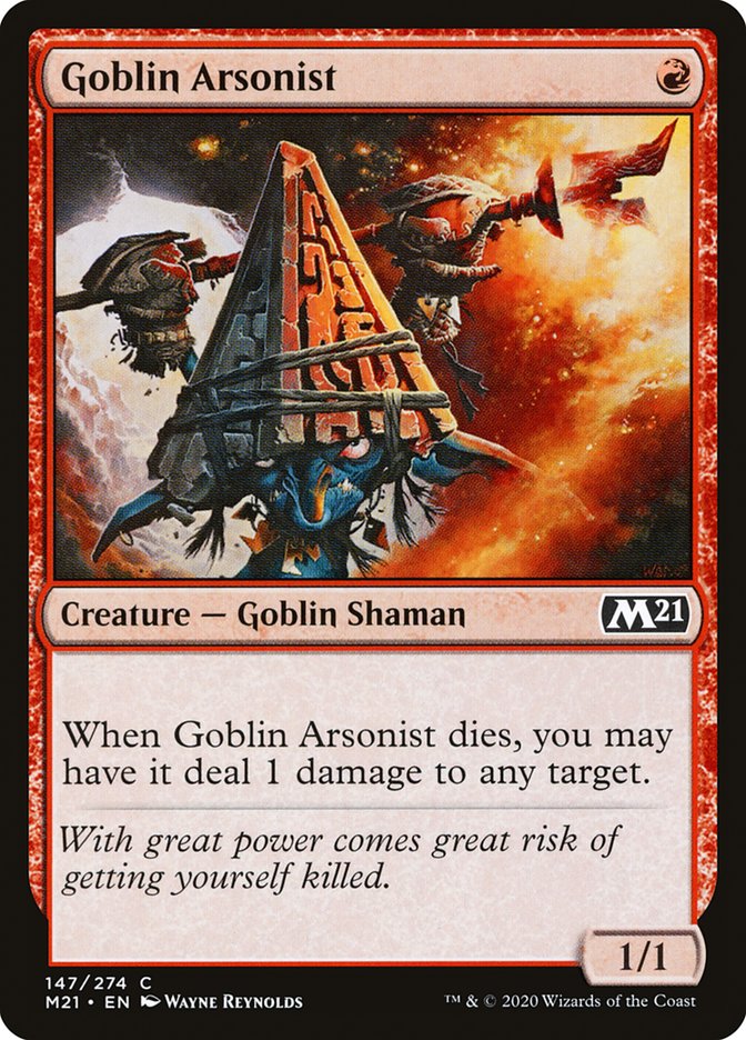 Goblin Arsonist [Core Set 2021] | PLUS EV GAMES 