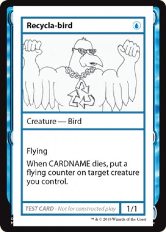 Recycla-bird (2021 Edition) [Mystery Booster Playtest Cards] | PLUS EV GAMES 
