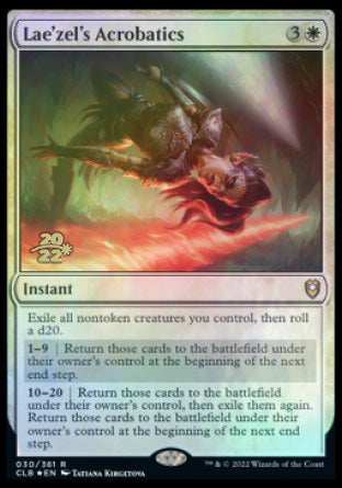 Lae'zel's Acrobatics [Commander Legends: Battle for Baldur's Gate Prerelease Promos] | PLUS EV GAMES 