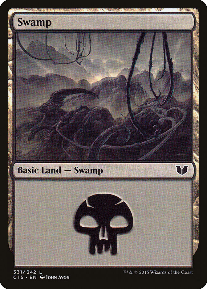 Swamp (331) [Commander 2015] | PLUS EV GAMES 