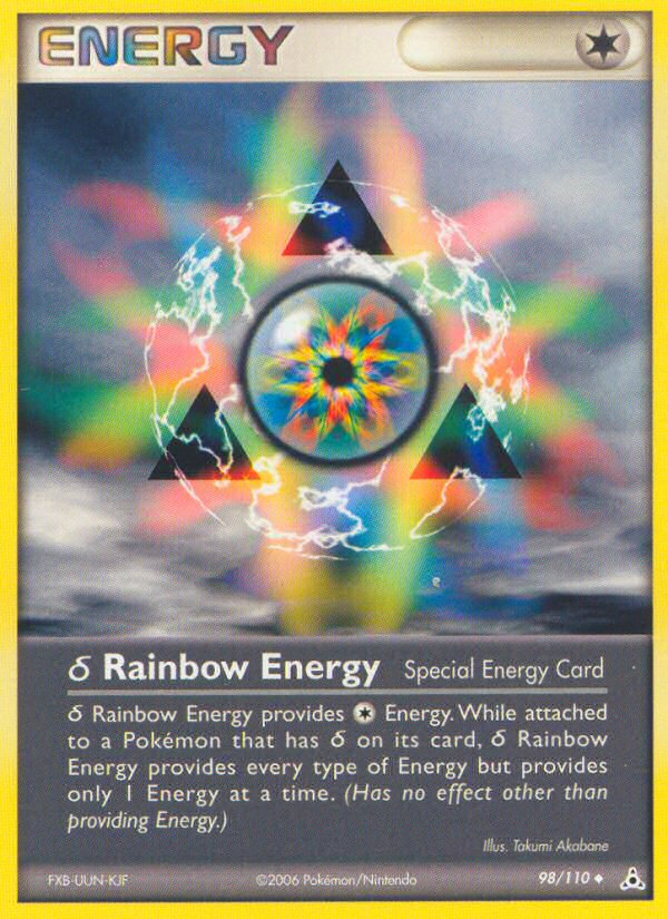 Rainbow Energy (98/110) (Delta Species) [EX: Holon Phantoms] | PLUS EV GAMES 