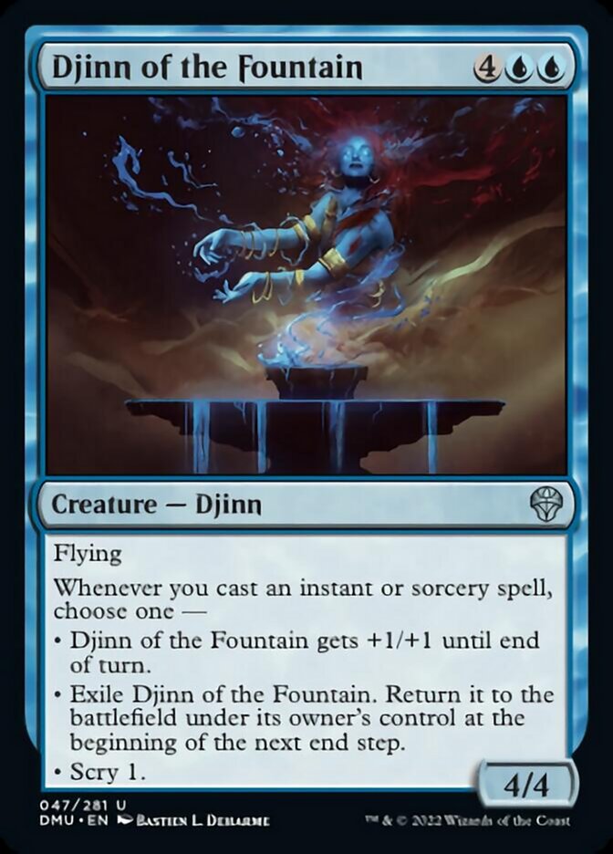 Djinn of the Fountain [Dominaria United] | PLUS EV GAMES 