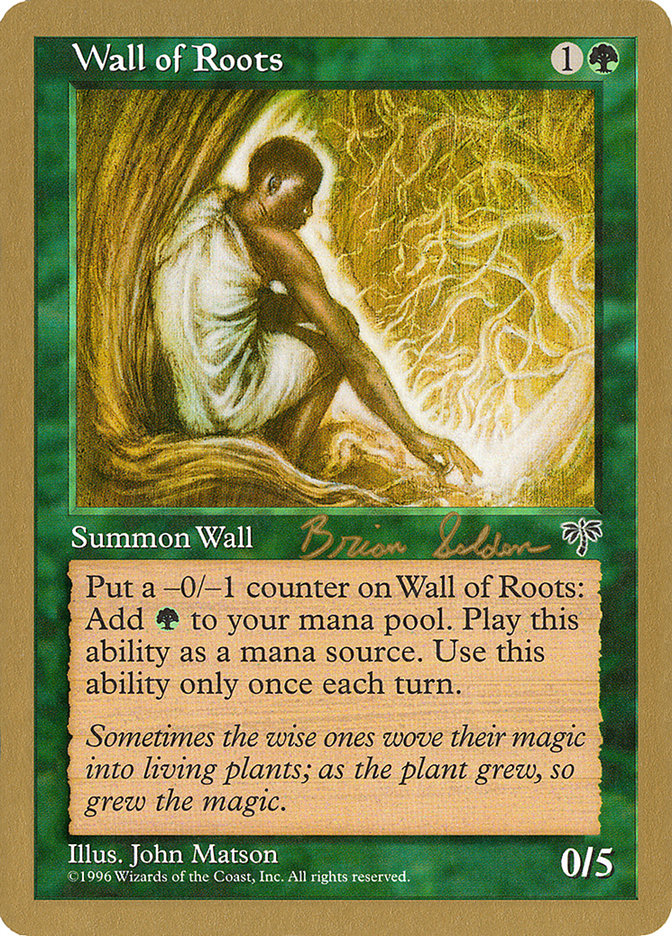 Wall of Roots (Brian Selden) [World Championship Decks 1998] | PLUS EV GAMES 