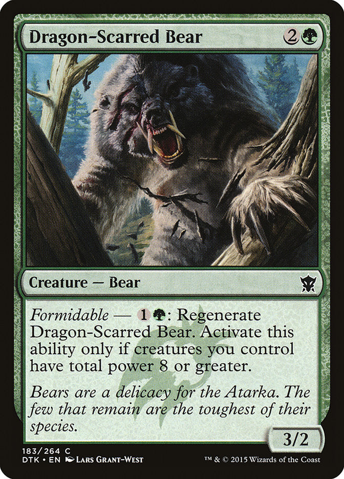 Dragon-Scarred Bear [Dragons of Tarkir] | PLUS EV GAMES 