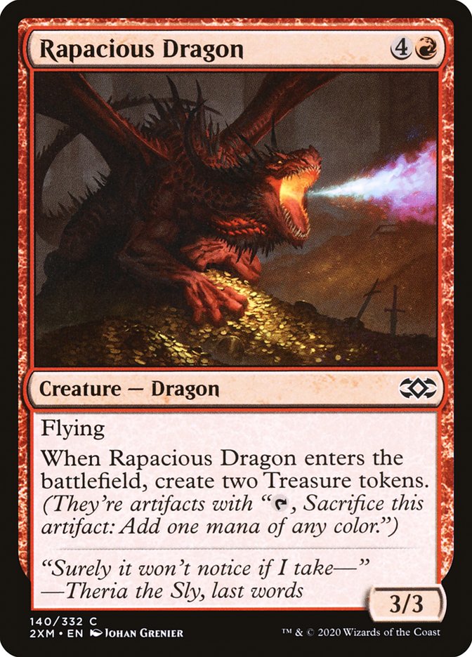 Rapacious Dragon [Double Masters] | PLUS EV GAMES 