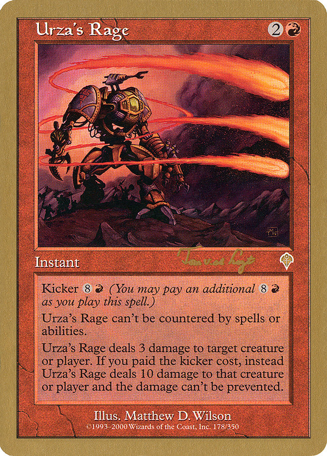 Urza's Rage (Tom van de Logt) [World Championship Decks 2001] | PLUS EV GAMES 