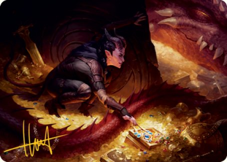 Hoard Robber Art Card (Gold-Stamped Signature) [Dungeons & Dragons: Adventures in the Forgotten Realms Art Series] | PLUS EV GAMES 