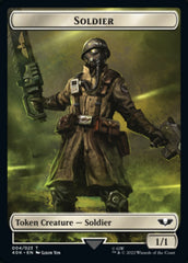 Soldier (004) // Vanguard Suppressor Double-sided Token (Surge Foil) [Universes Beyond: Warhammer 40,000 Tokens] | PLUS EV GAMES 