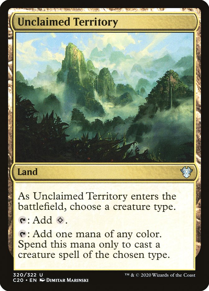 Unclaimed Territory [Commander 2020] | PLUS EV GAMES 