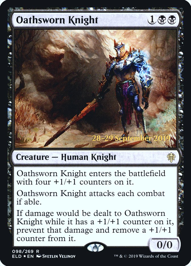 Oathsworn Knight  [Throne of Eldraine Prerelease Promos] | PLUS EV GAMES 