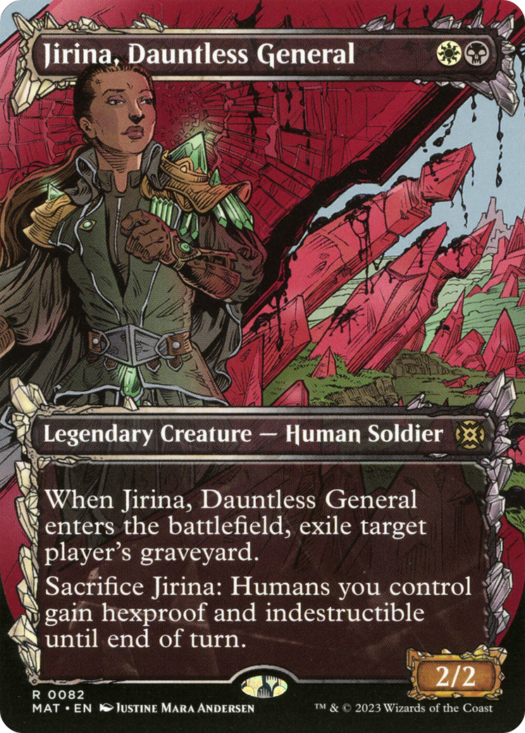 Jirina, Dauntless General (Showcase) [March of the Machine: The Aftermath] | PLUS EV GAMES 