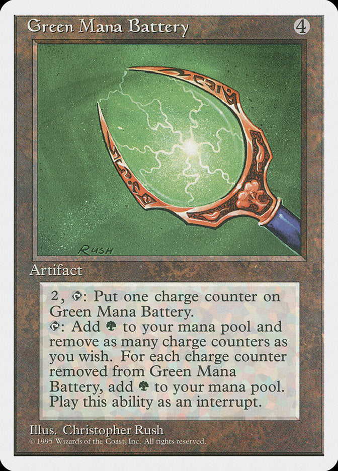 Green Mana Battery [Fourth Edition] | PLUS EV GAMES 