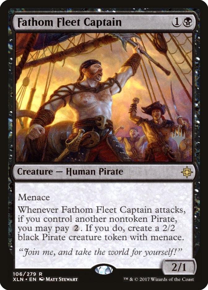 Fathom Fleet Captain (Promo Pack) [Ixalan Promos] | PLUS EV GAMES 