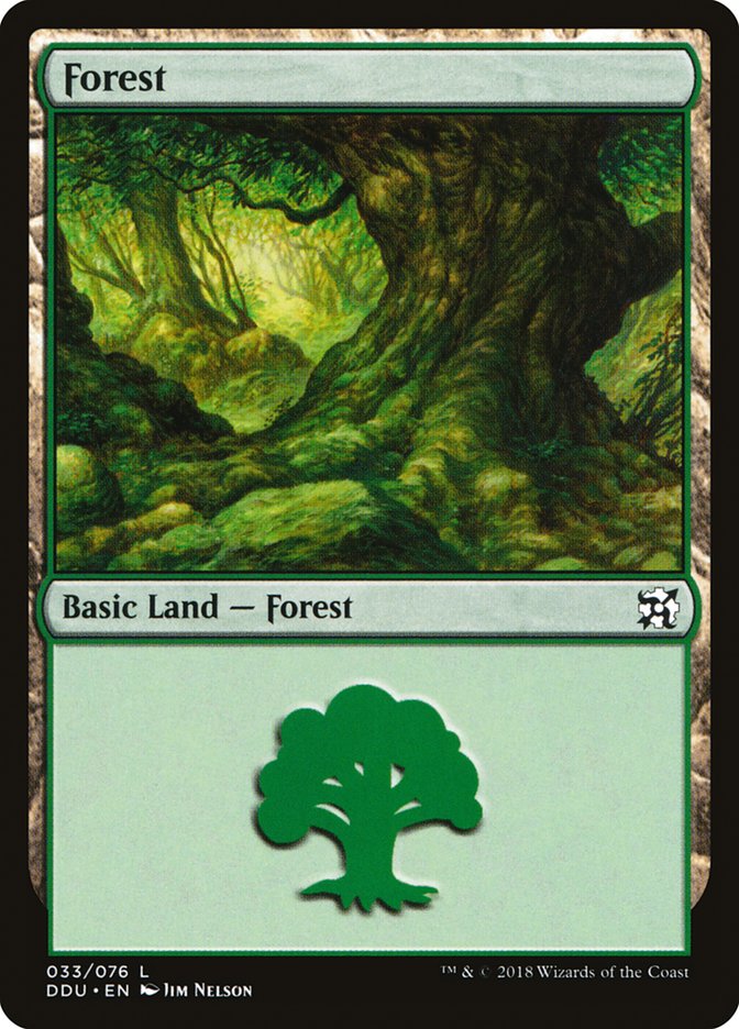 Forest (33) [Duel Decks: Elves vs. Inventors] | PLUS EV GAMES 