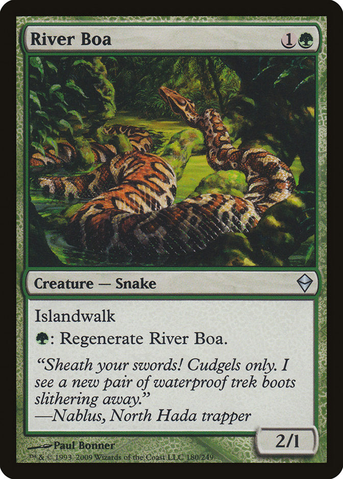 River Boa [Zendikar] | PLUS EV GAMES 