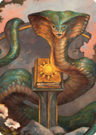 Guardian Naga Art Card [Commander Legends: Battle for Baldur's Gate Art Series] | PLUS EV GAMES 