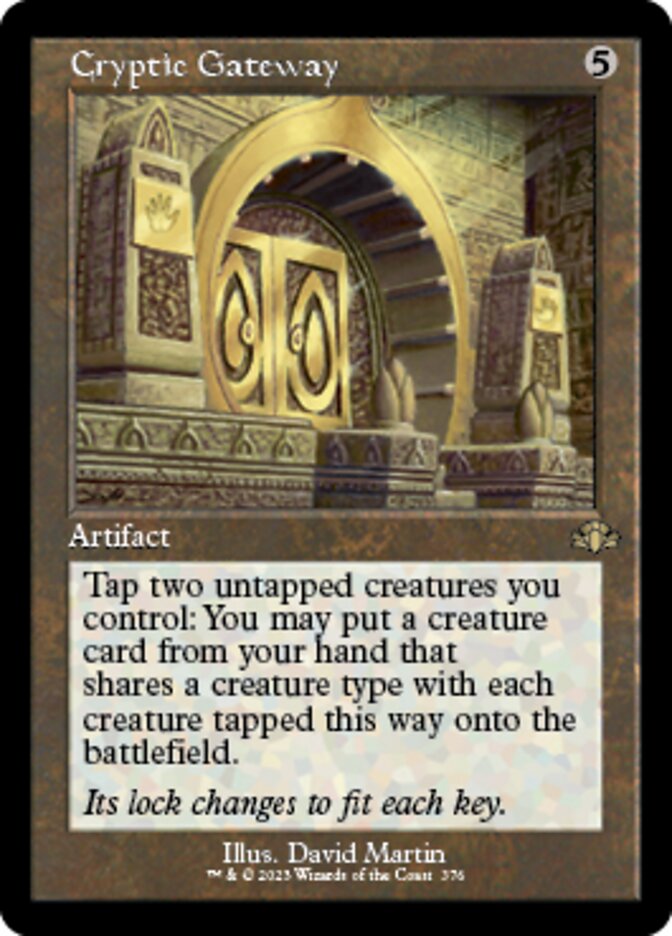 Cryptic Gateway (Retro) [Dominaria Remastered] | PLUS EV GAMES 