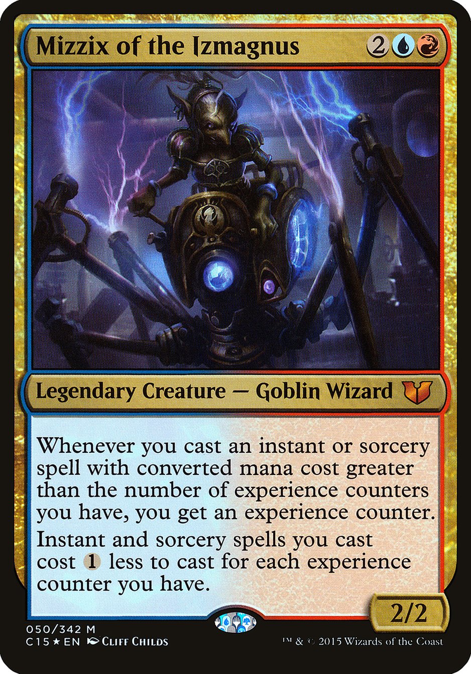 Mizzix of the Izmagnus (Oversized) [Commander 2015 Oversized] | PLUS EV GAMES 