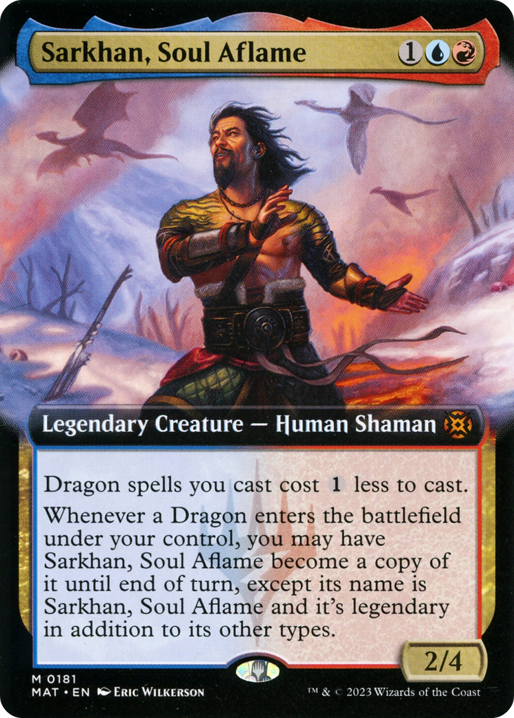 Sarkhan, Soul Aflame (Extended Art) [March of the Machine: The Aftermath] | PLUS EV GAMES 