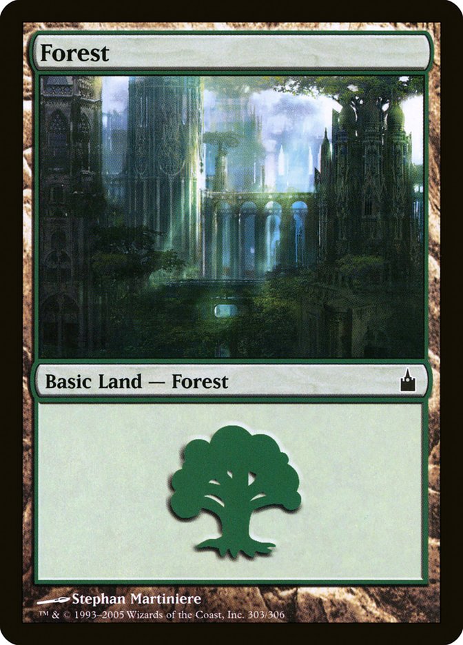 Forest (303) [Ravnica: City of Guilds] | PLUS EV GAMES 