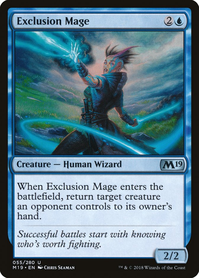 Exclusion Mage [Core Set 2019] | PLUS EV GAMES 