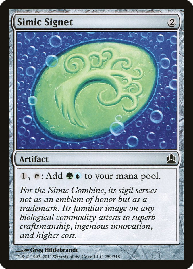 Simic Signet [Commander 2011] | PLUS EV GAMES 